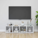 tv-borde 2 stk. 37x35x37 cm konstrueret træ hvid