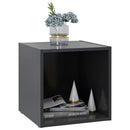 tv-borde 2 stk. 37x35x37 cm konstrueret træ grå