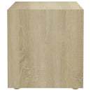 tv-borde 2 stk. 37x35x37 cm konstrueret træ sonoma-eg