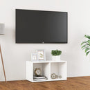 tv-bord 72x35x36,5 cm konstrueret træ hvid