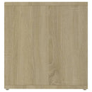 tv-skab 72x35x36,5 cm konstrueret træ sonoma-eg