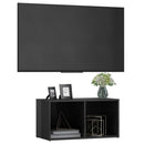 tv-skab 72x35x36,5 cm konstrueret træ grå højglans