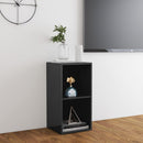 tv-skab 72x35x36,5 cm konstrueret træ grå højglans