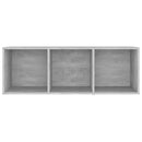 tv-skab 107x35x37 cm konstrueret træ betongrå