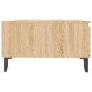 sofabord 90x60x35 cm konstrueret træ sonoma-eg