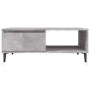 sofabord 90x60x35 cm konstrueret træ betongrå