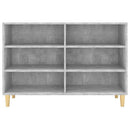 skænk 103,5x35x70 cm konstrueret træ betongrå