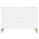 skænk 101x35x70 cm konstrueret træ hvid