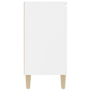 skænk 101x35x70 cm konstrueret træ hvid