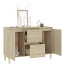 skænk 101x35x70 cm konstrueret træ sonoma-eg