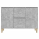 skænk 101x35x70 cm konstrueret træ betongrå