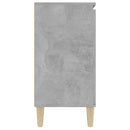 skænk 101x35x70 cm konstrueret træ betongrå