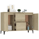 skænk 102x35x70 cm konstrueret træ sonoma-eg