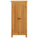 opbevaringsskab 50x22x110 cm massivt egetræ