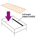 lamelbund med 13 lameller 80x200 cm