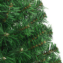 kunstigt juletræ med tykke grene 120 cm PVC grøn