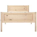 sengestel 100x200 cm massivt fyrretræ