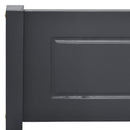 sengestel 100x200 cm massivt fyrretræ grå