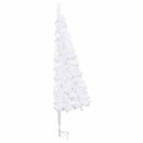kunstigt juletræ til hjørne 240 cm PVC hvid