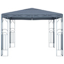pavillon med LED-lyskæder 300x300 cm antracitgrå