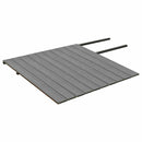 terrassebrædder med tilbehør WPC 25 m² 4 m brun og grå
