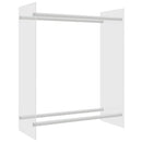 brændestativ 80x35x100 cm hærdet glas transparent