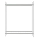 brændestativ 80x35x100 cm hærdet glas transparent