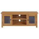 tv-skab 110x35x44 cm massivt egetræ