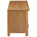 tv-skab 110x35x44 cm massivt egetræ
