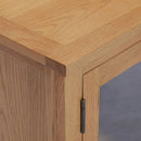 tv-skab 110x35x44 cm massivt egetræ