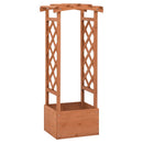plantekasse med espalier 49x39x117 cm fyrretræ