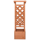 plantekasse med espalier 49x39x117 cm fyrretræ