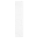 badeværelsesskab med spejl 60x15x75 cm MDF skinnende hvid