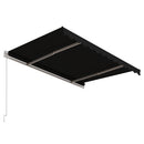 markise 300x250 cm automatisk betjening antracitgrå