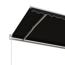 markise 450x350 cm automatisk betjening antracitgrå