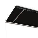 markise 600x300 cm automatisk betjening antracitgrå