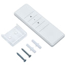 markise m. gardin+LED+vindsensor 4x3 m automatisk cremefarvet
