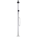havebruser med brun bund 220 cm aluminium