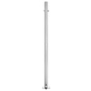 havebruser med grå bund 220 cm rustfrit stål