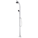 havebruser med grå bund 220 cm aluminium