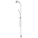 havebruser med brun bund 220 cm aluminium