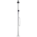havebruser med brun bund 220 cm aluminium
