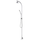 havebruser med grå bund 220 cm aluminium
