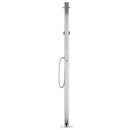 havebruser med grå bund 220 cm aluminium