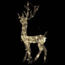 juledekoration rensdyr 140 LED'er 128 cm akryl varm hvid