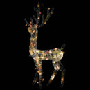 juledekoration rensdyr 140 LED'er 128 cm akryl flerfarvet