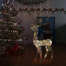 juledekoration rensdyr 140 LED'er 128 cm akryl flerfarvet