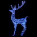 julerensdyr XXL 180 cm 250 LED'er akryl blå