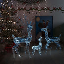 juledekoration rensdyrfamilie 300 LED'er akryl kold hvid