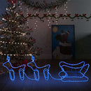 rensdyr og kane udendørs juledekoration 576 LED'er